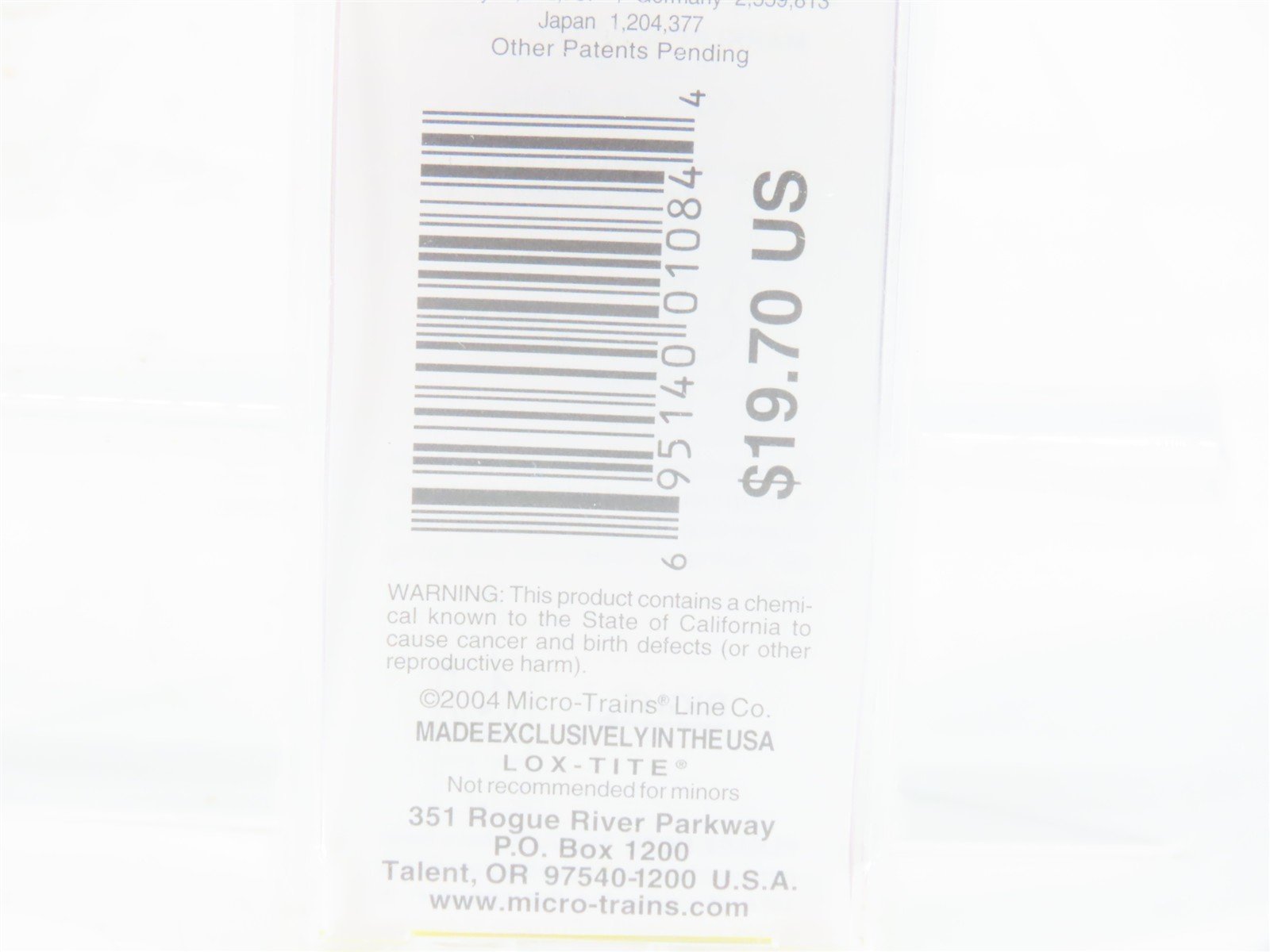 Z Scale Kadee Micro-Trains MTL 14107-2 CB&Q Burlington Route 40' Box Car #62988