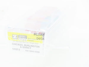 Z Scale Kadee Micro-Trains MTL 14107-2 CB&Q Burlington Route 40' Box Car #62988