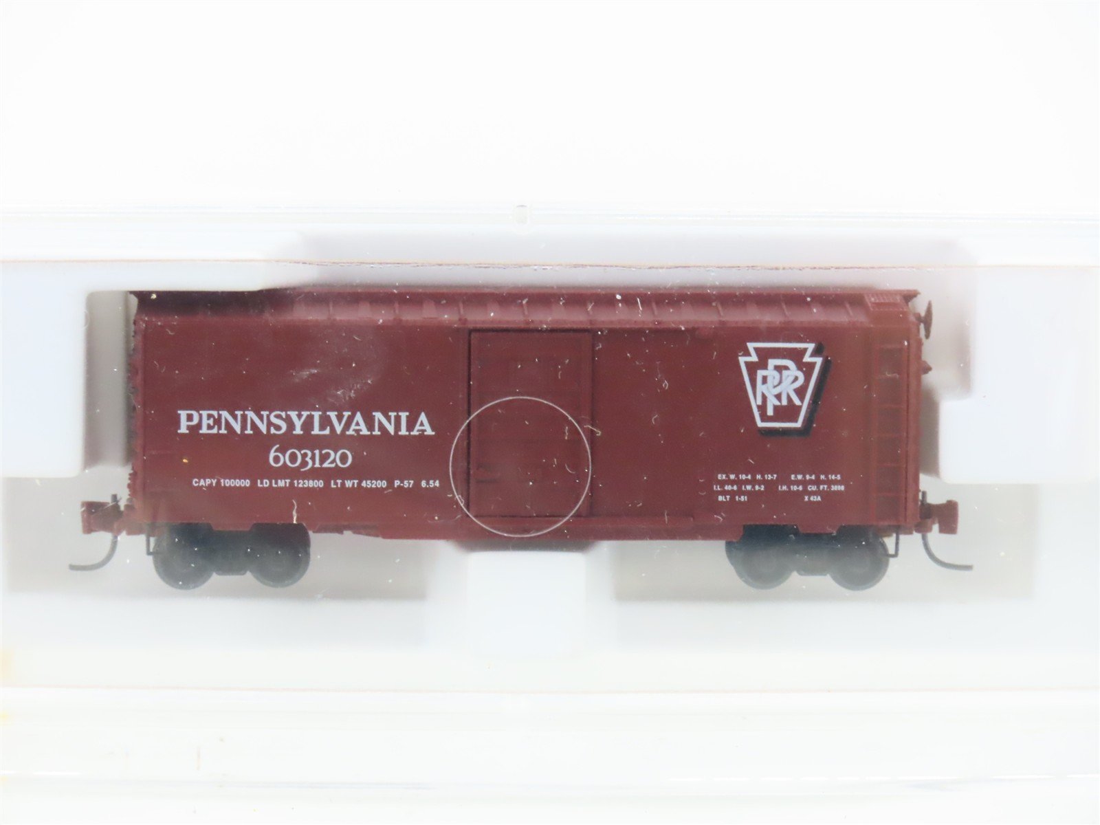 Z Scale Micro-Trains MTL 14106-2 PRR Pennsylvania 40' Box Car #603120 - SEALED