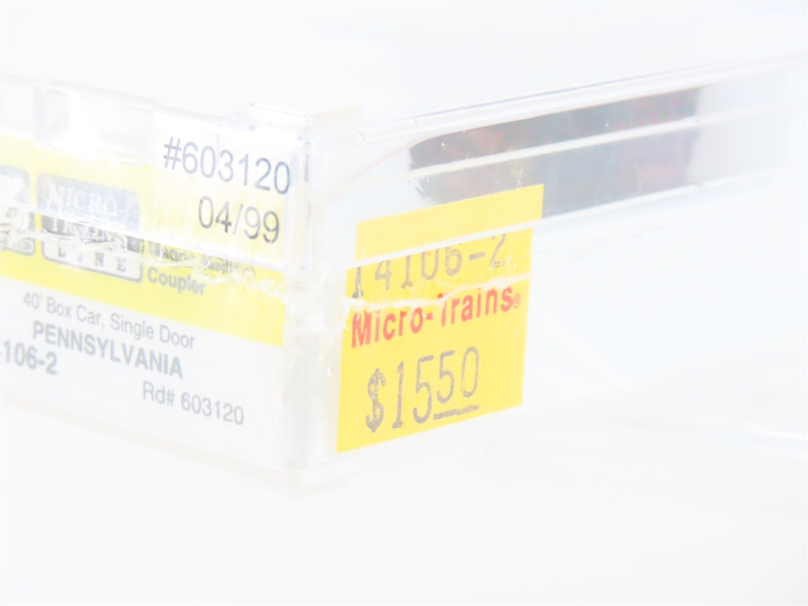 Z Scale Micro-Trains MTL 14106-2 PRR Pennsylvania 40' Box Car #603120 - SEALED