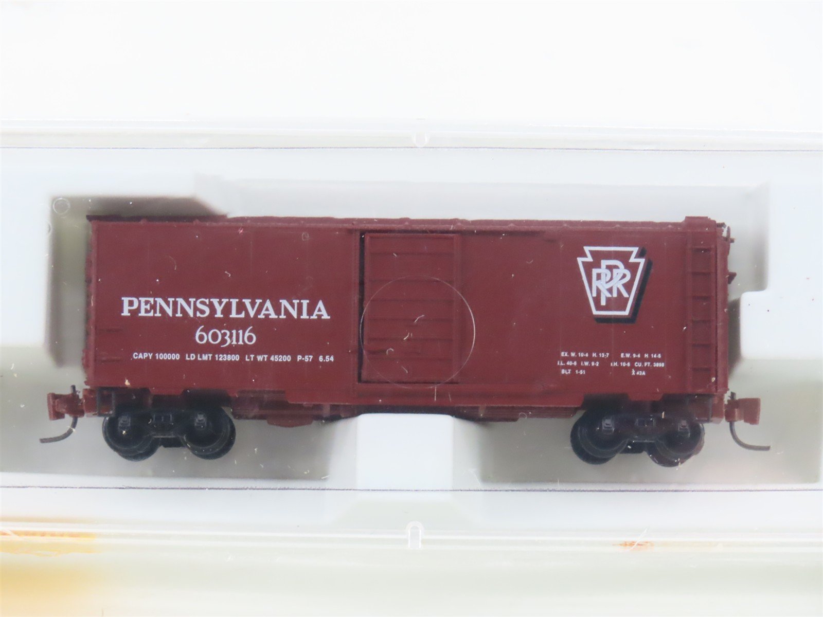 Z Scale Micro-Trains MTL 14106-2 PRR Pennsylvania 40' Box Car #603116 - SEALED