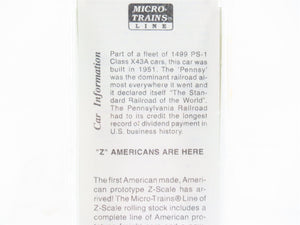 Z Scale Micro-Trains MTL 14106-2 PRR Pennsylvania 40' Box Car #603116 - SEALED