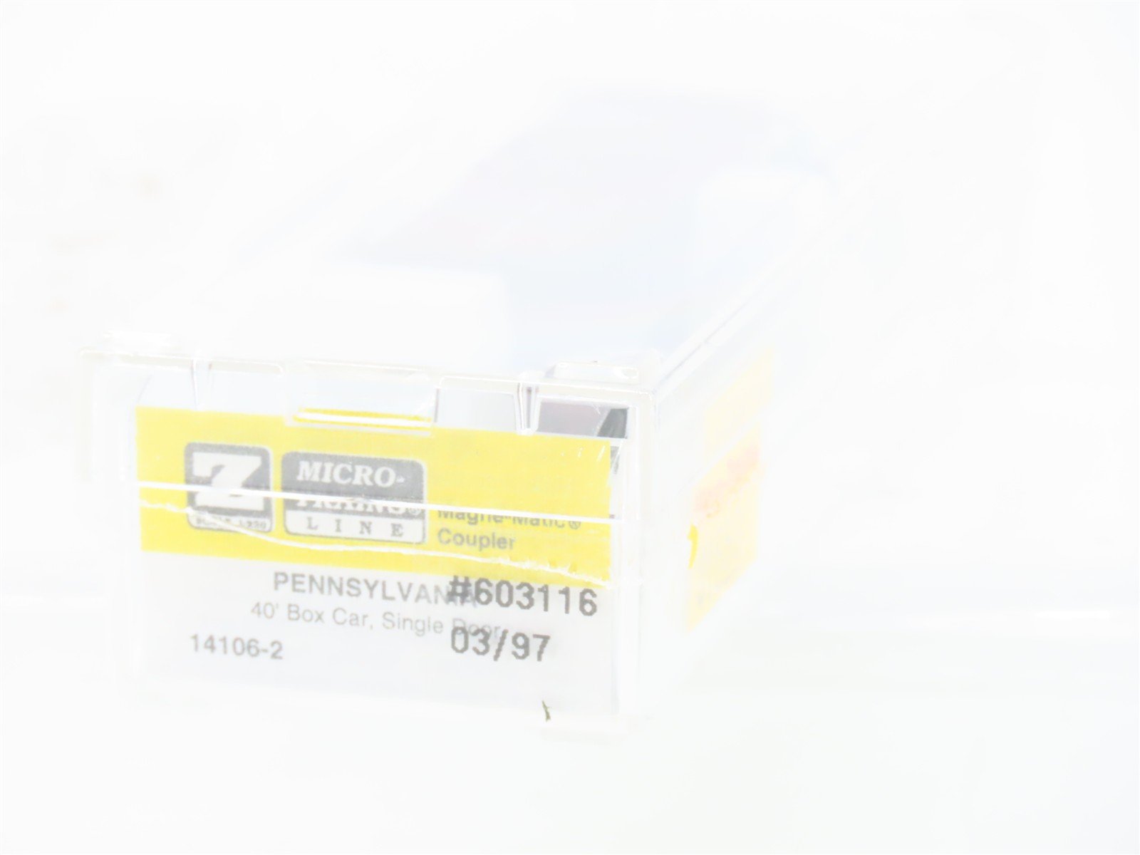 Z Scale Micro-Trains MTL 14106-2 PRR Pennsylvania 40' Box Car #603116 - SEALED