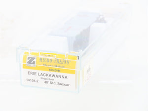 Z Scale Kadee Micro-Trains MTL 14104-2 EL Erie Lackawanna 40' Box Car #70094