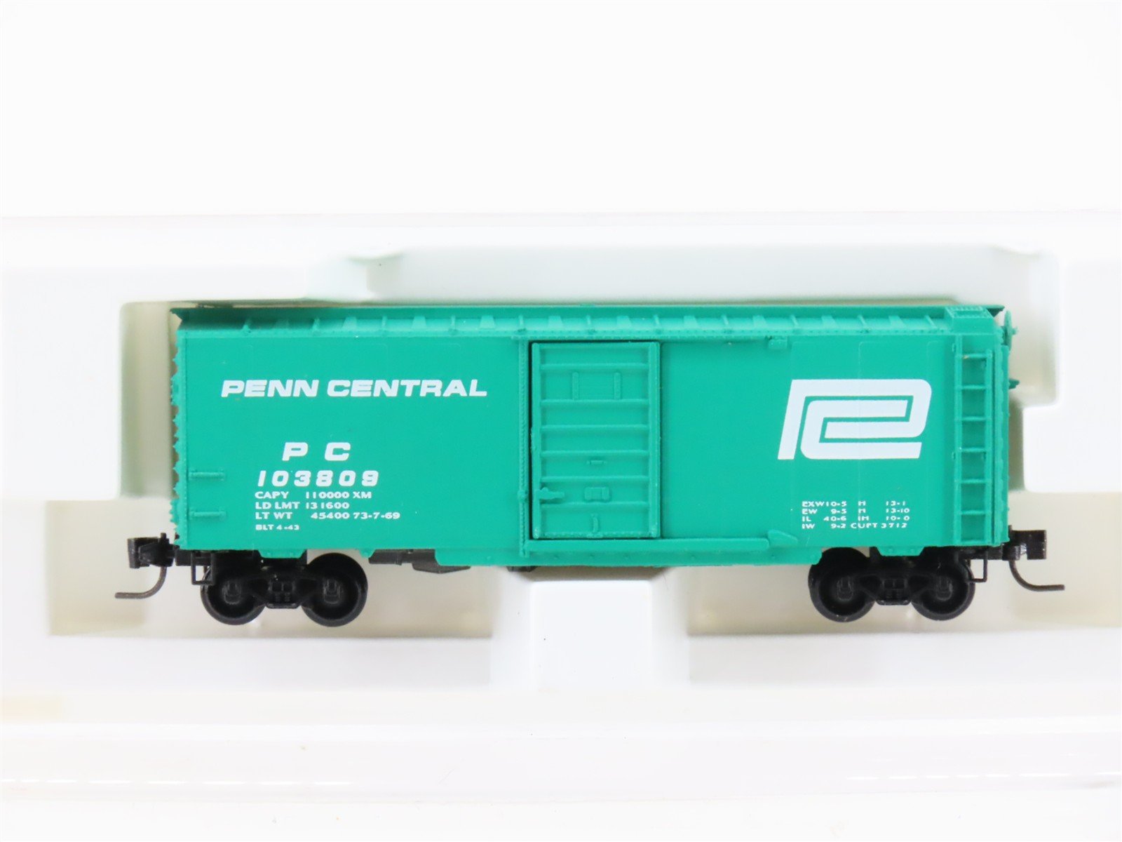 Z Scale Kadee Micro-Trains MTL 14103-2 PC Penn Central 40' Box Car #103809