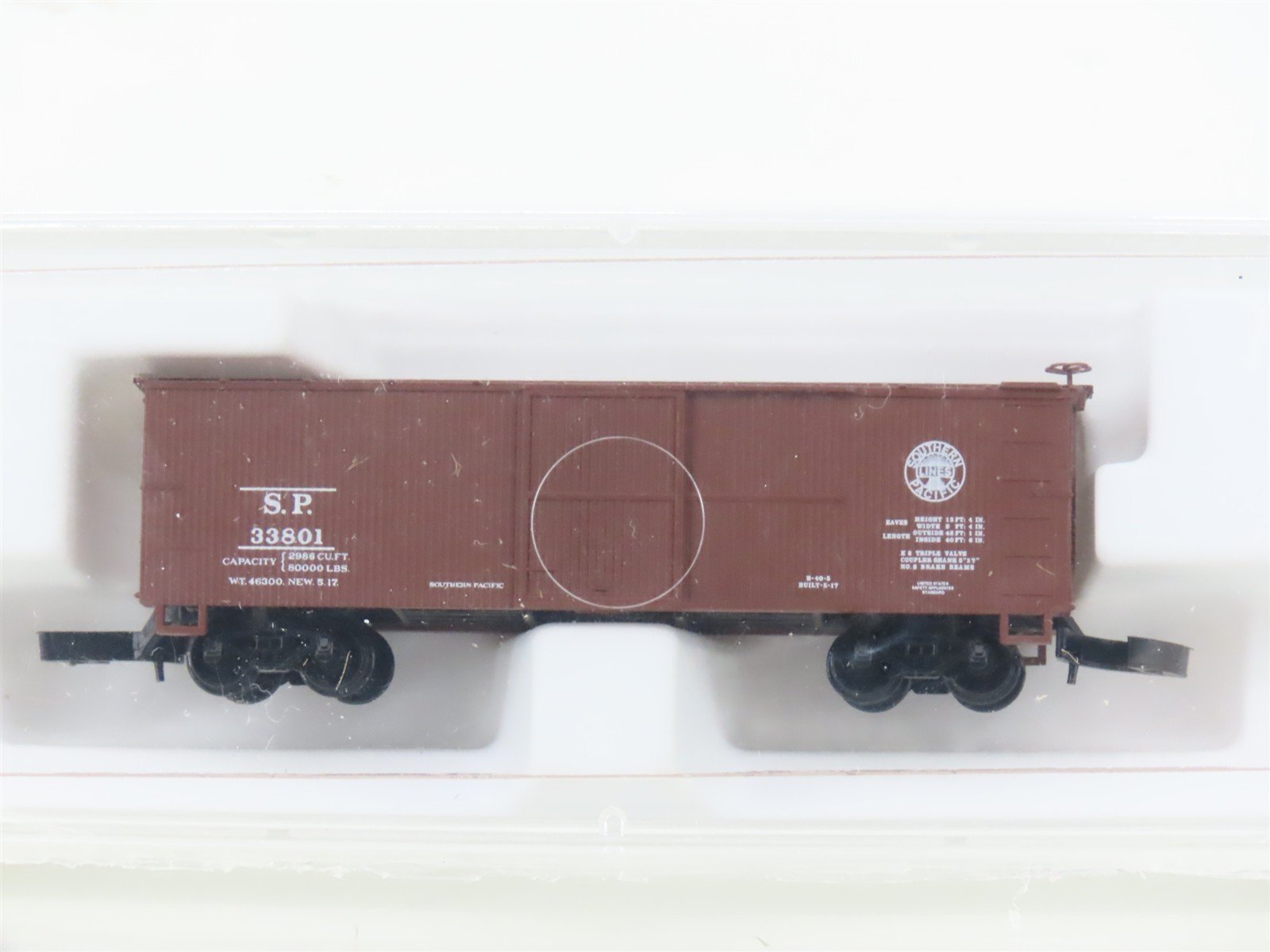 Z Scale Micro-Trains MTL 13911 SP Southern Pacific 40' Box Car #33801 - SEALED