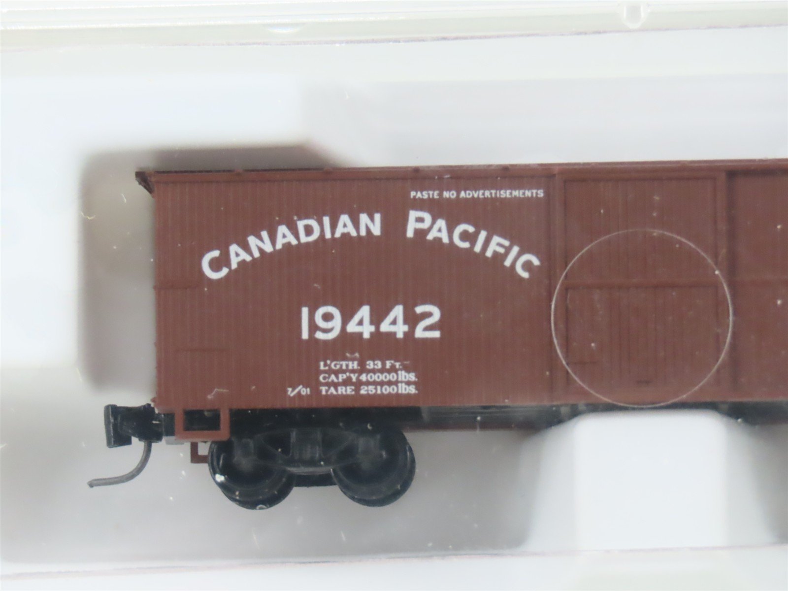 Z Scale Micro-Trains MTL 13910-2 CP Canadian Pacific Despatch 40' Box Car #19442