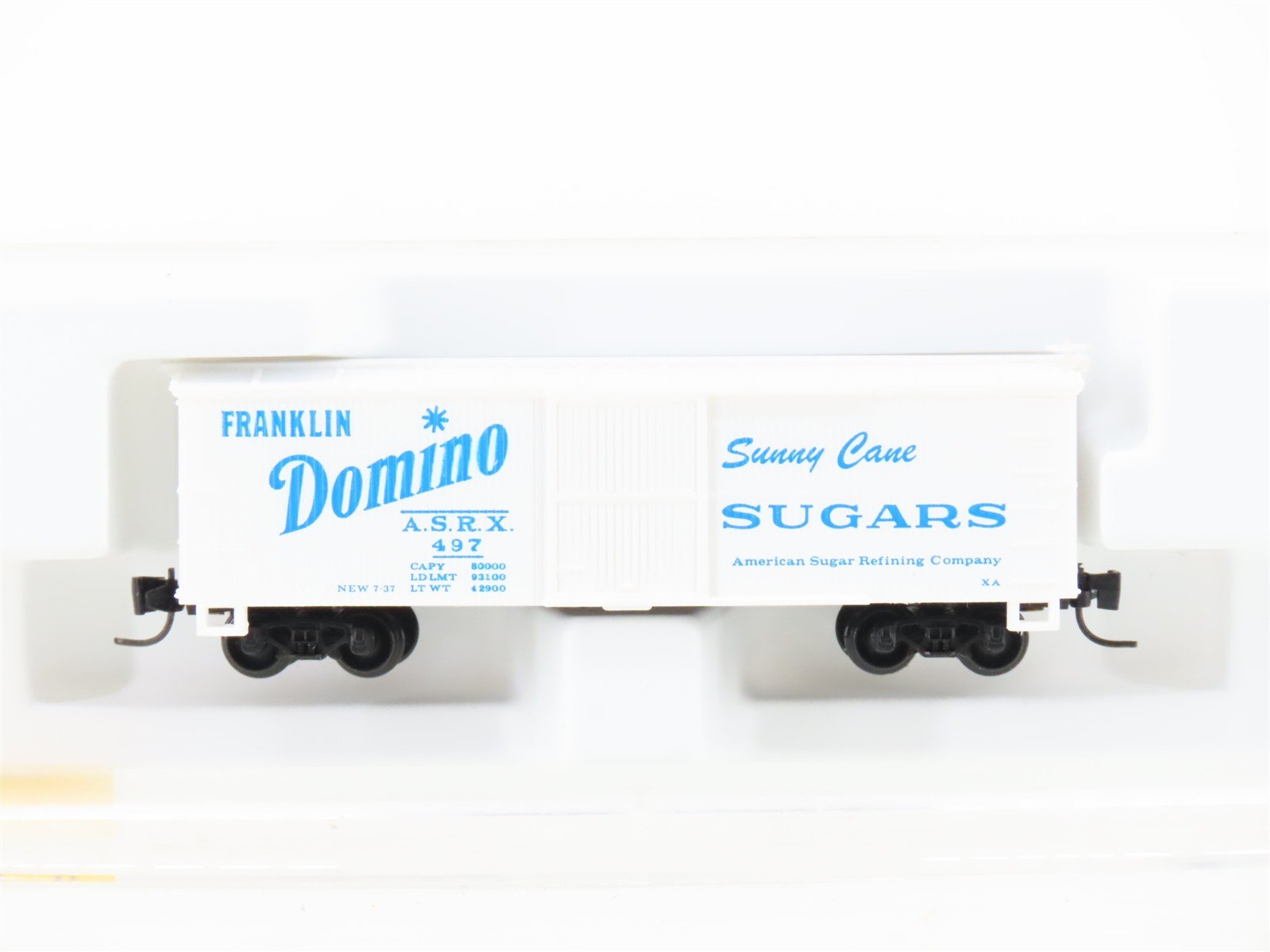 Z Scale Micro-Trains MTL 13908-2 ASRX Domino Sugars 40' Wood Box Car #497