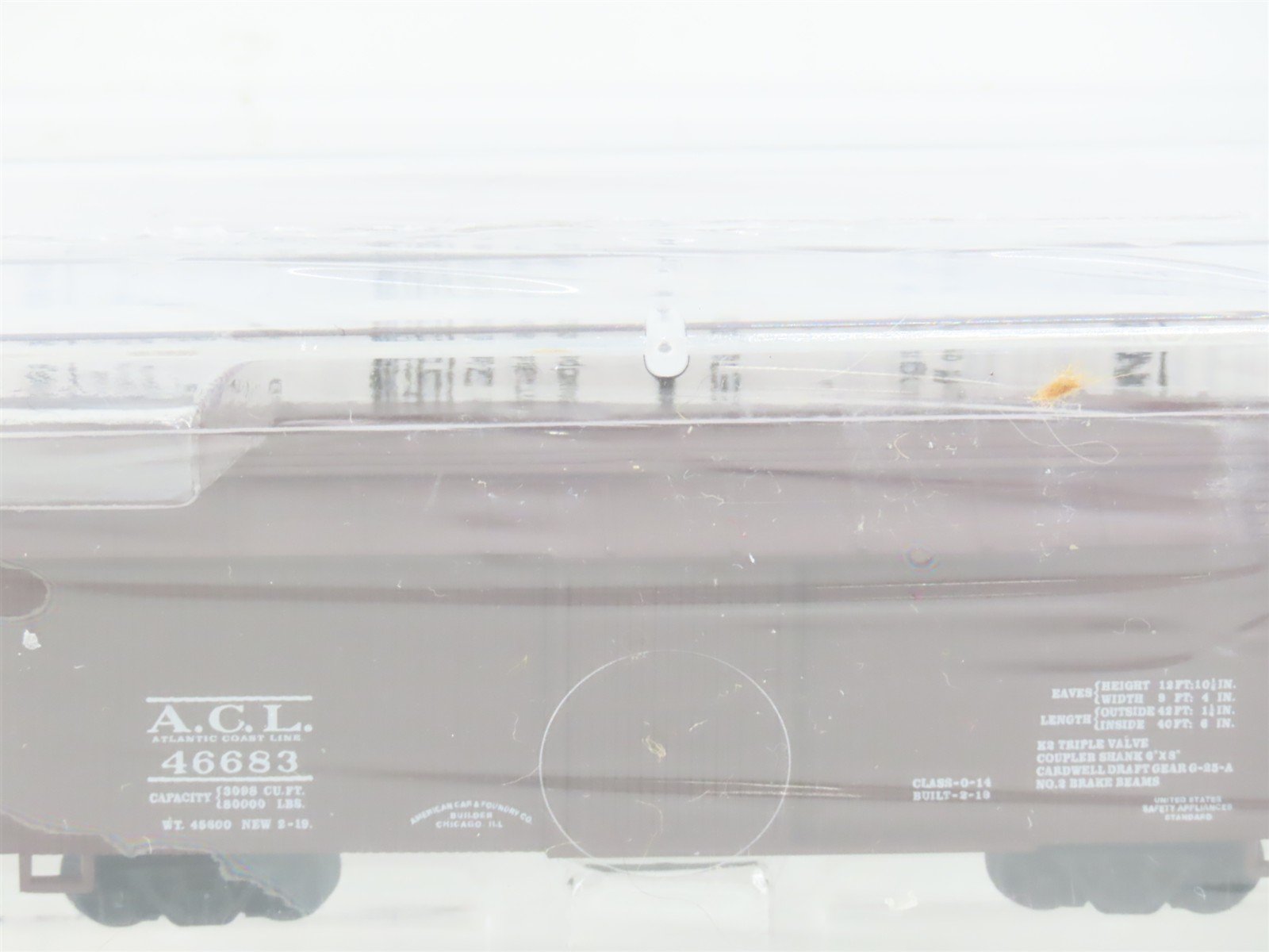 Z Micro-Trains MTL 13912-2 ACL Atlantic Coast Line 40' Box Car #46683 - SEALED