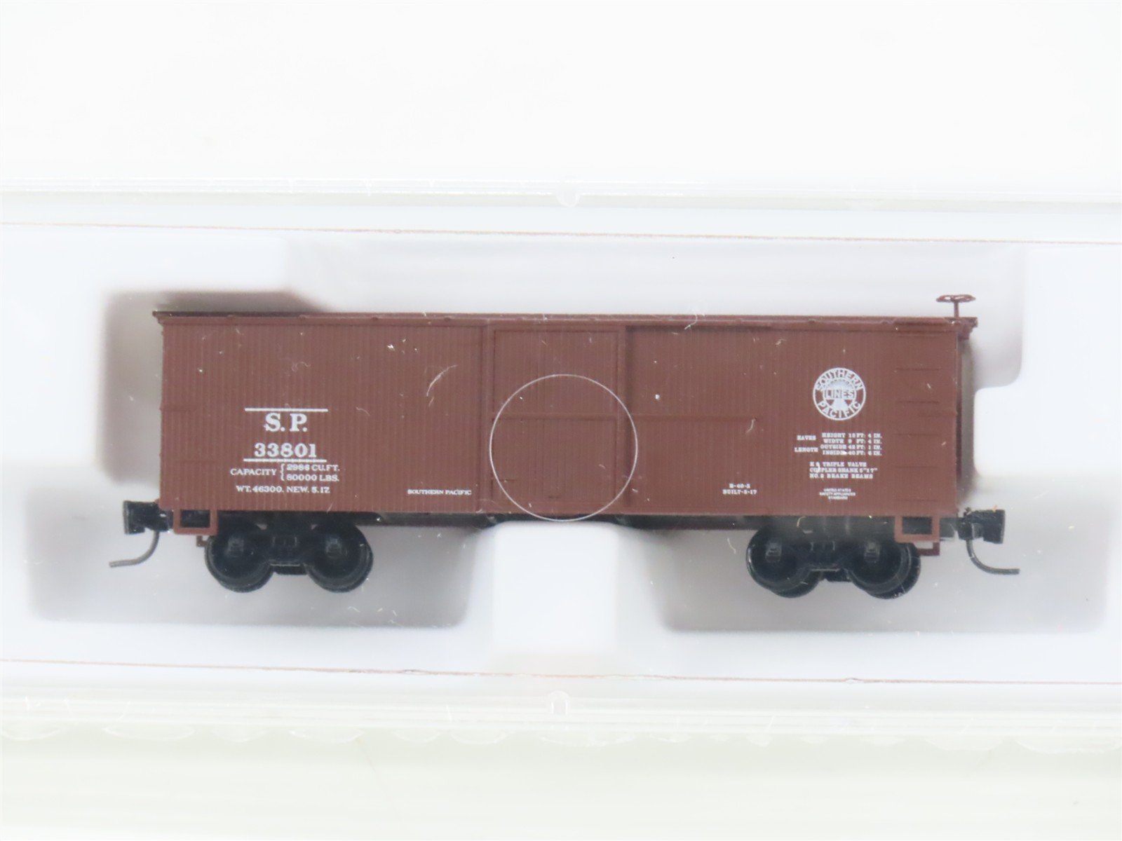 Z Scale Micro-Trains MTL 13911-2 SP Southern Pacific 40' Box Car #33801 - SEALED