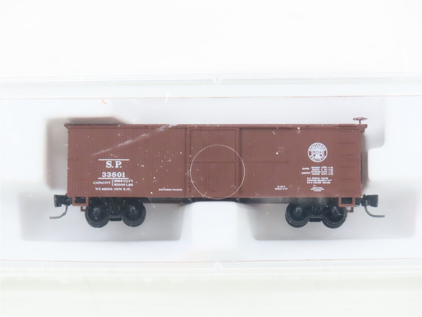 Z Scale Micro-Trains MTL 13911-2 SP Southern Pacific 40' Box Car #33801 - SEALED