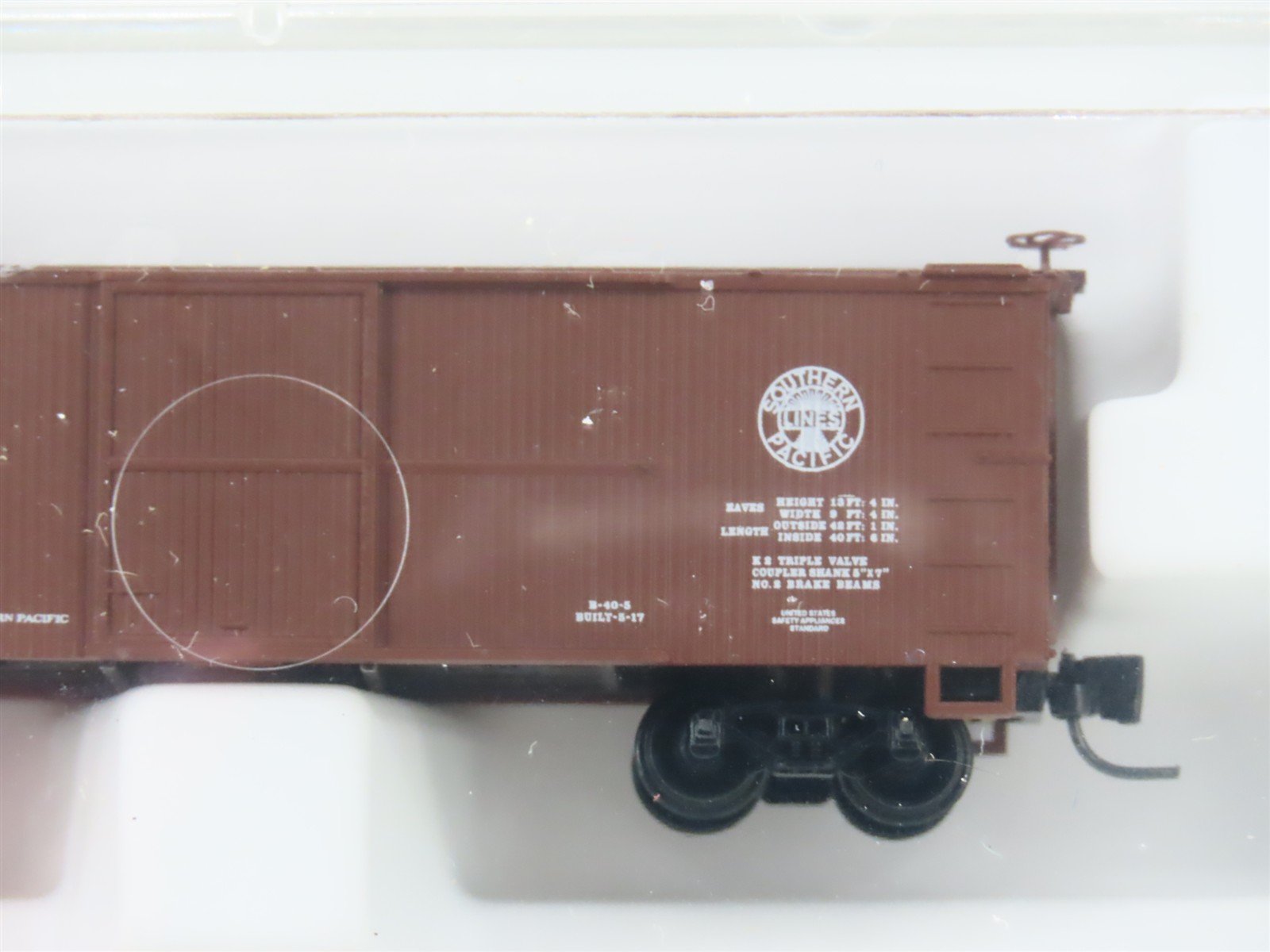 Z Scale Micro-Trains MTL 13911-2 SP Southern Pacific 40' Box Car #33801 - SEALED