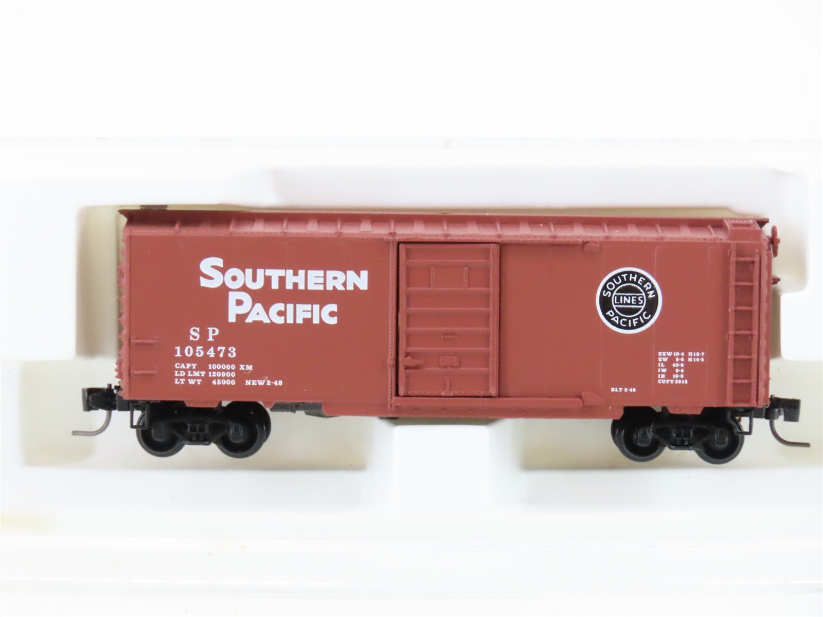 Z Scale Kadee Micro-Trains MTL 14102-2 SP Southern Pacific 40' Box Car #105473