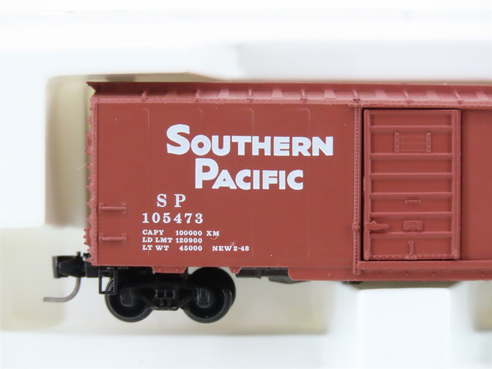 Z Scale Kadee Micro-Trains MTL 14102-2 SP Southern Pacific 40' Box Car #105473