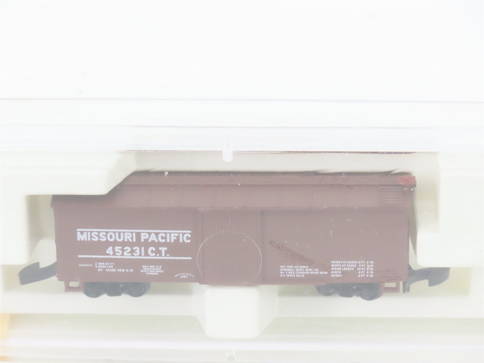 Z Scale Micro-Trains MTL 13907 MP Missouri Pacific 40' Boxcar #45231 C.T. SEALED