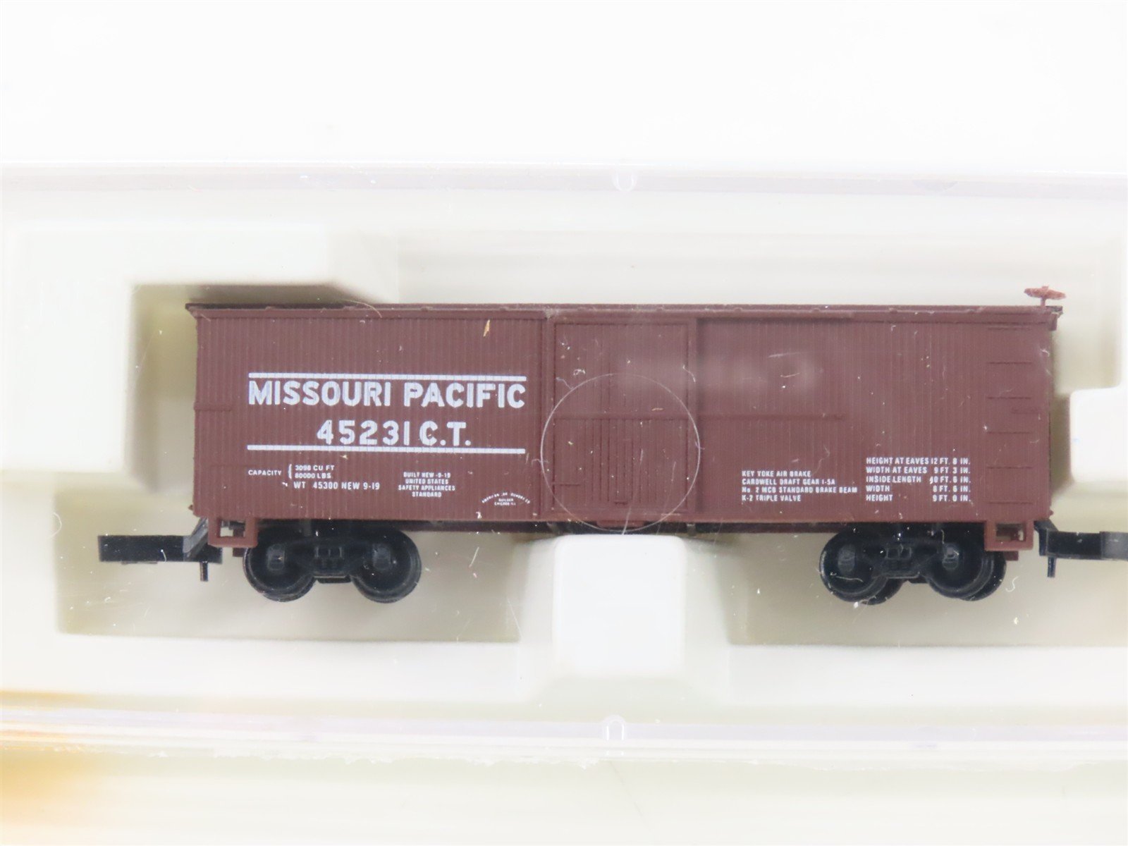 Z Scale Micro-Trains MTL 13907 MP Missouri Pacific 40' Boxcar #45231 C.T. SEALED