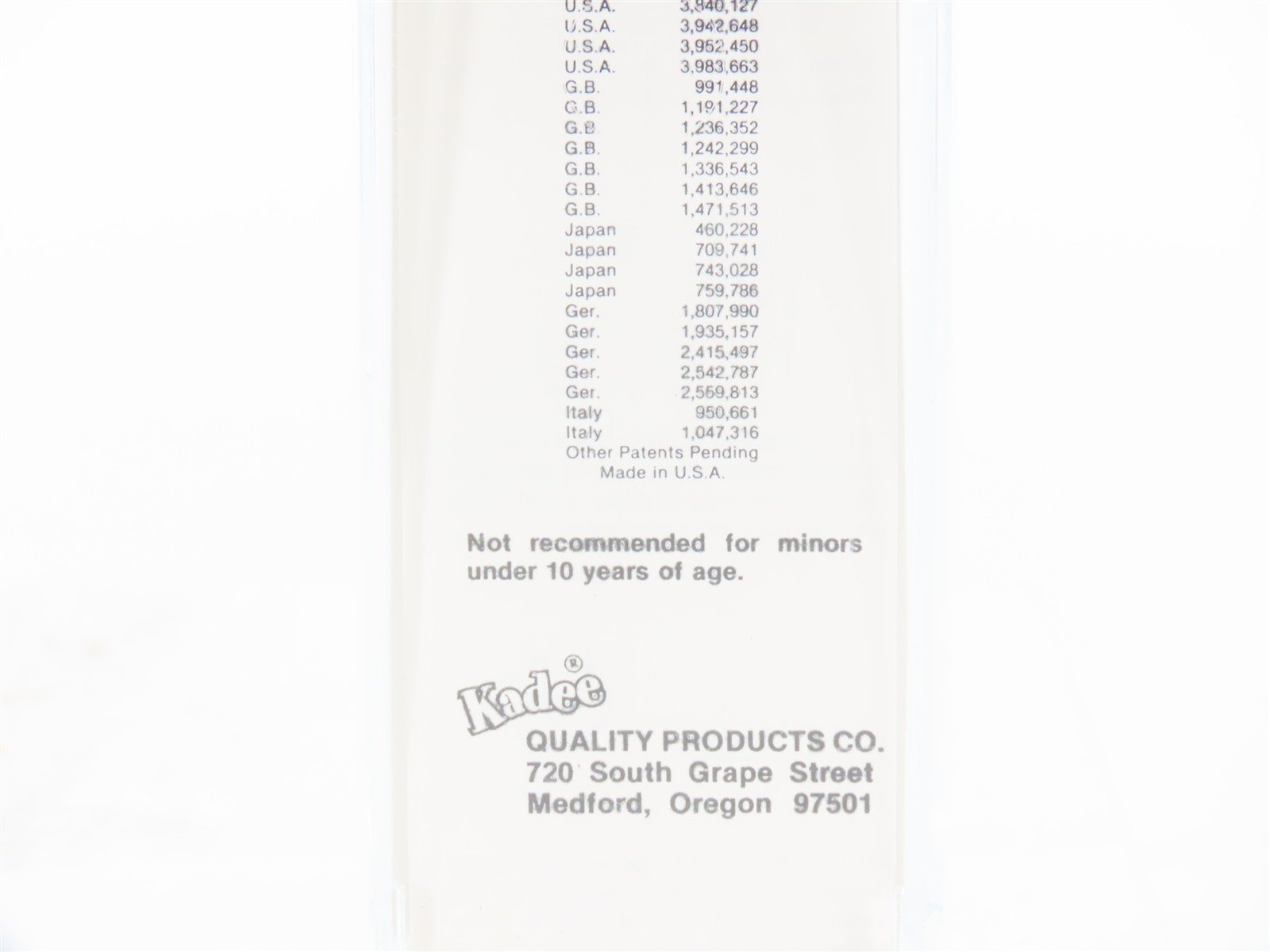 Z Scale Kadee Micro-Trains MTL 13904-2 CB&Q 