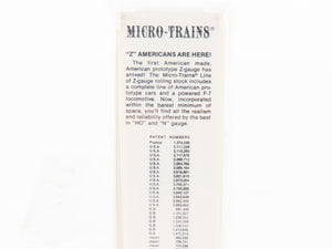 Z Scale Kadee Micro-Trains MTL 13902 UP 
