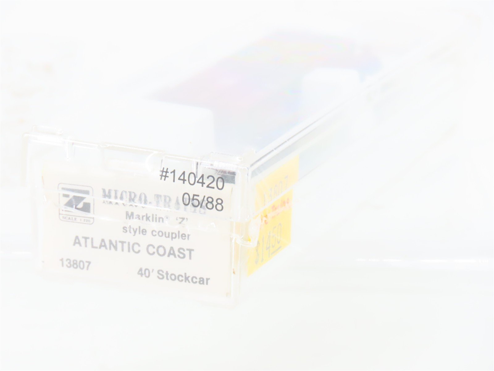 Z Kadee Micro-Trains MTL 13807 ACL Atlantic Coast Line 40' Stock Car #140420