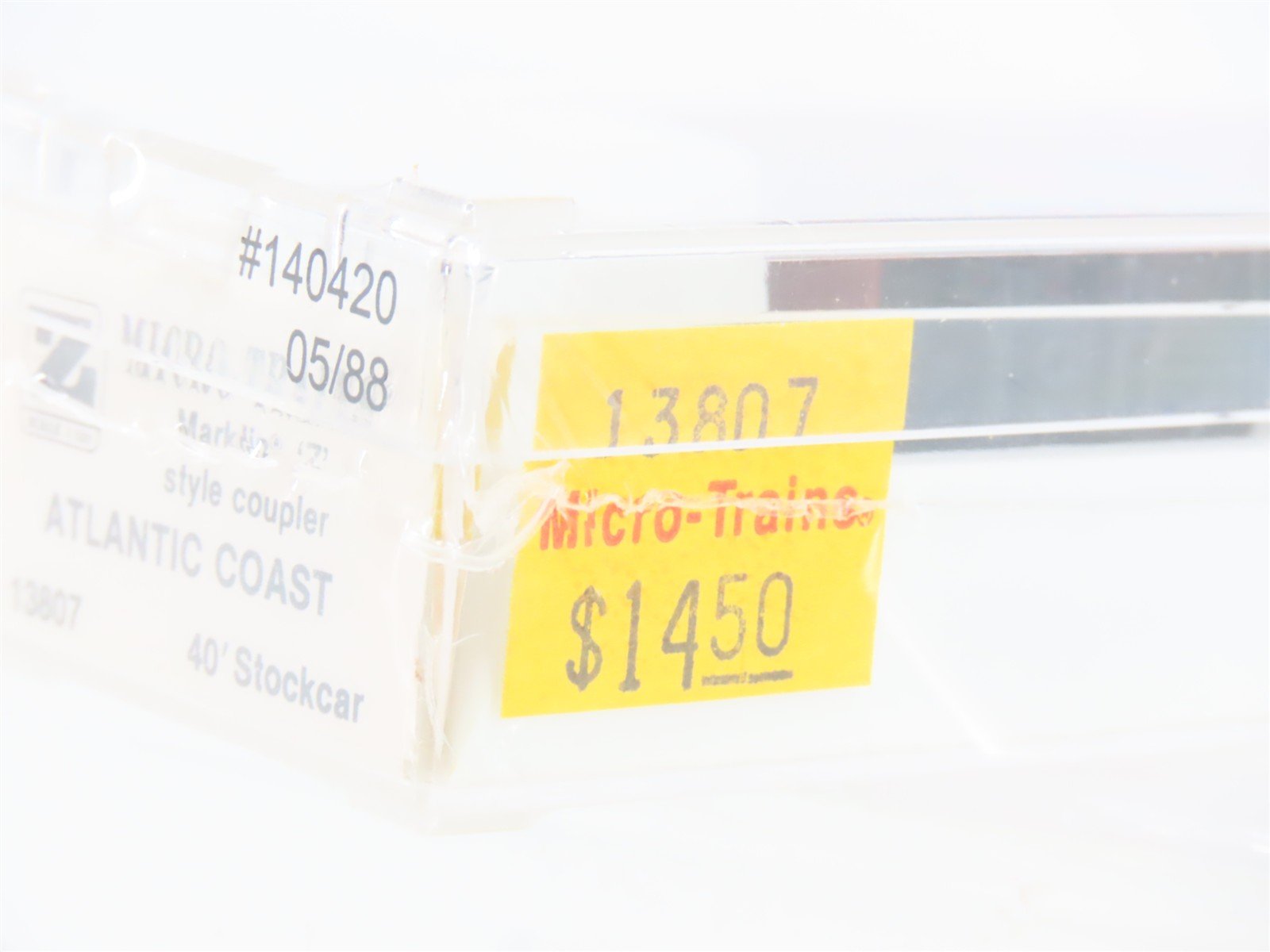 Z Kadee Micro-Trains MTL 13807 ACL Atlantic Coast Line 40' Stock Car #140420