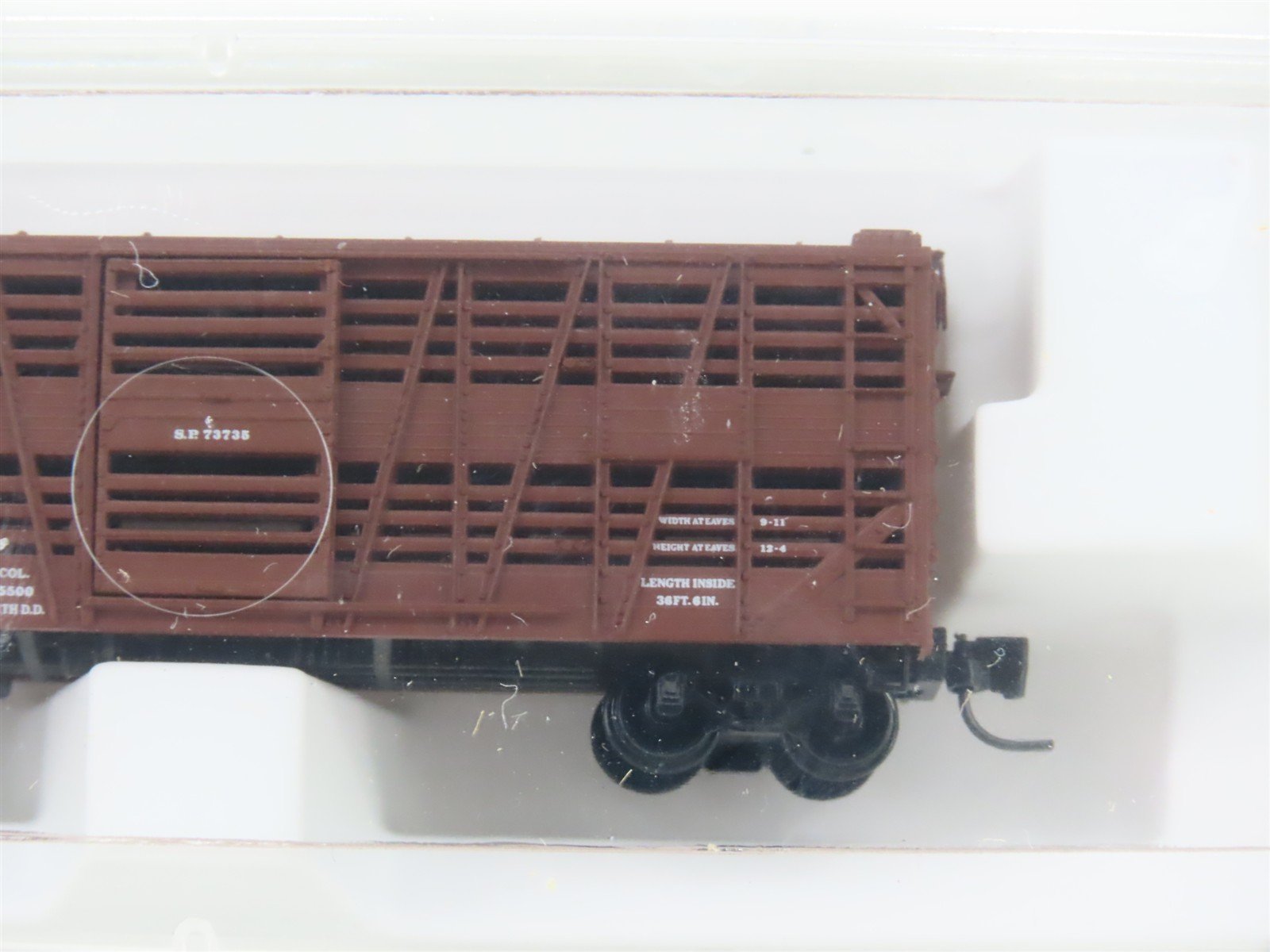 Z Scale Micro-Trains MTL 13810-2 SP Southern Pacific 40' Stock Car #73735 SEALED