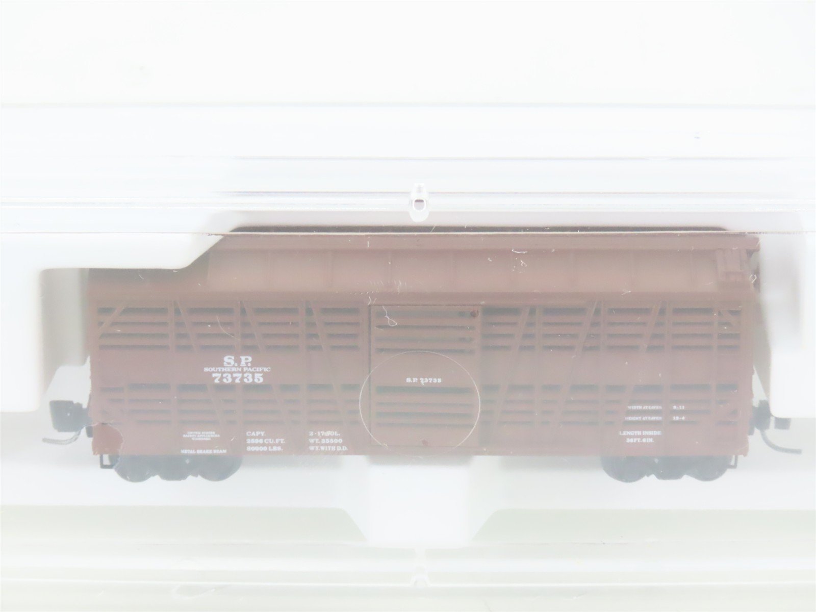 Z Scale Micro-Trains MTL 13810-2 SP Southern Pacific 40' Stock Car #73735 SEALED