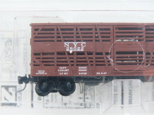 Z Scale Micro-Trains MTL 13806-2 NYC New York Central 40' Stock Car 28022 SEALED