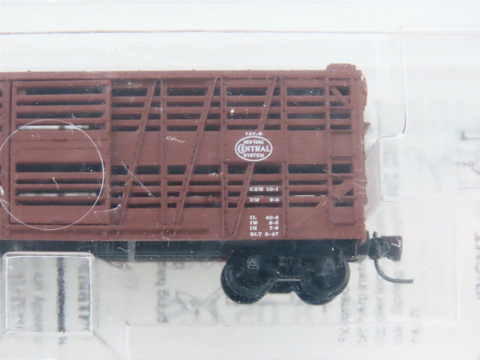 Z Scale Micro-Trains MTL 13806-2 NYC New York Central 40' Stock Car 28022 SEALED