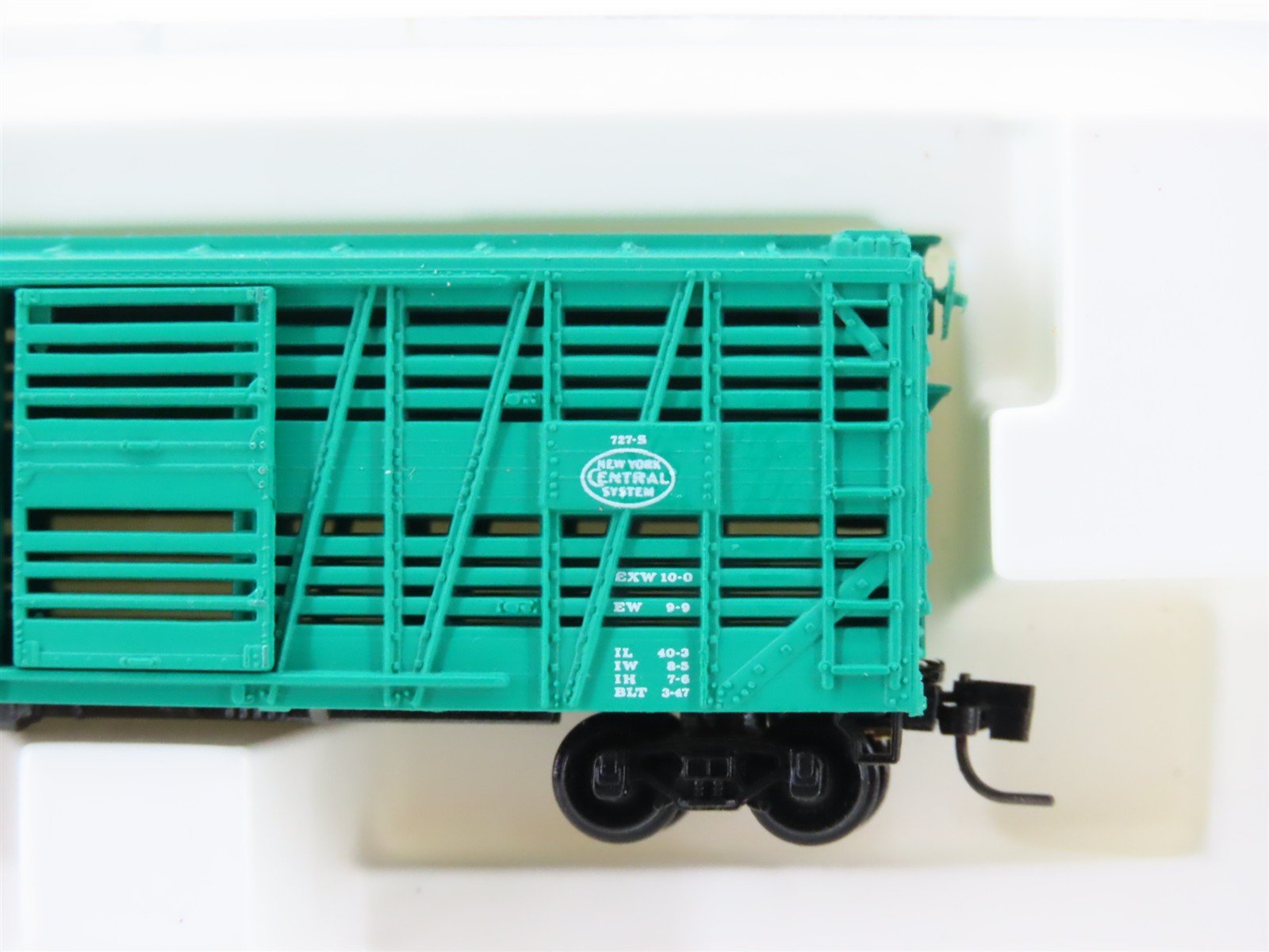 Z Scale Kadee Micro-Trains MTL 13806-2 NYC New York Central 40' Stock Car #28463