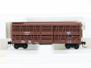 Z Scale Micro-Trains MTL 13809-2 CB&Q Burlington Route 40' Stock Car #52002