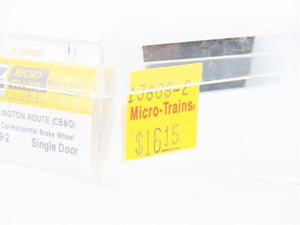 Z Scale Micro-Trains MTL 13809-2 CB&Q Burlington Route 40' Stock Car #52002