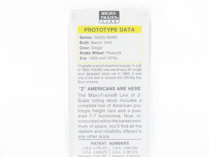 Z Scale Micro-Trains MTL 13812 GN Big Sky Blue 40' Stock Car #56385 - SEALED