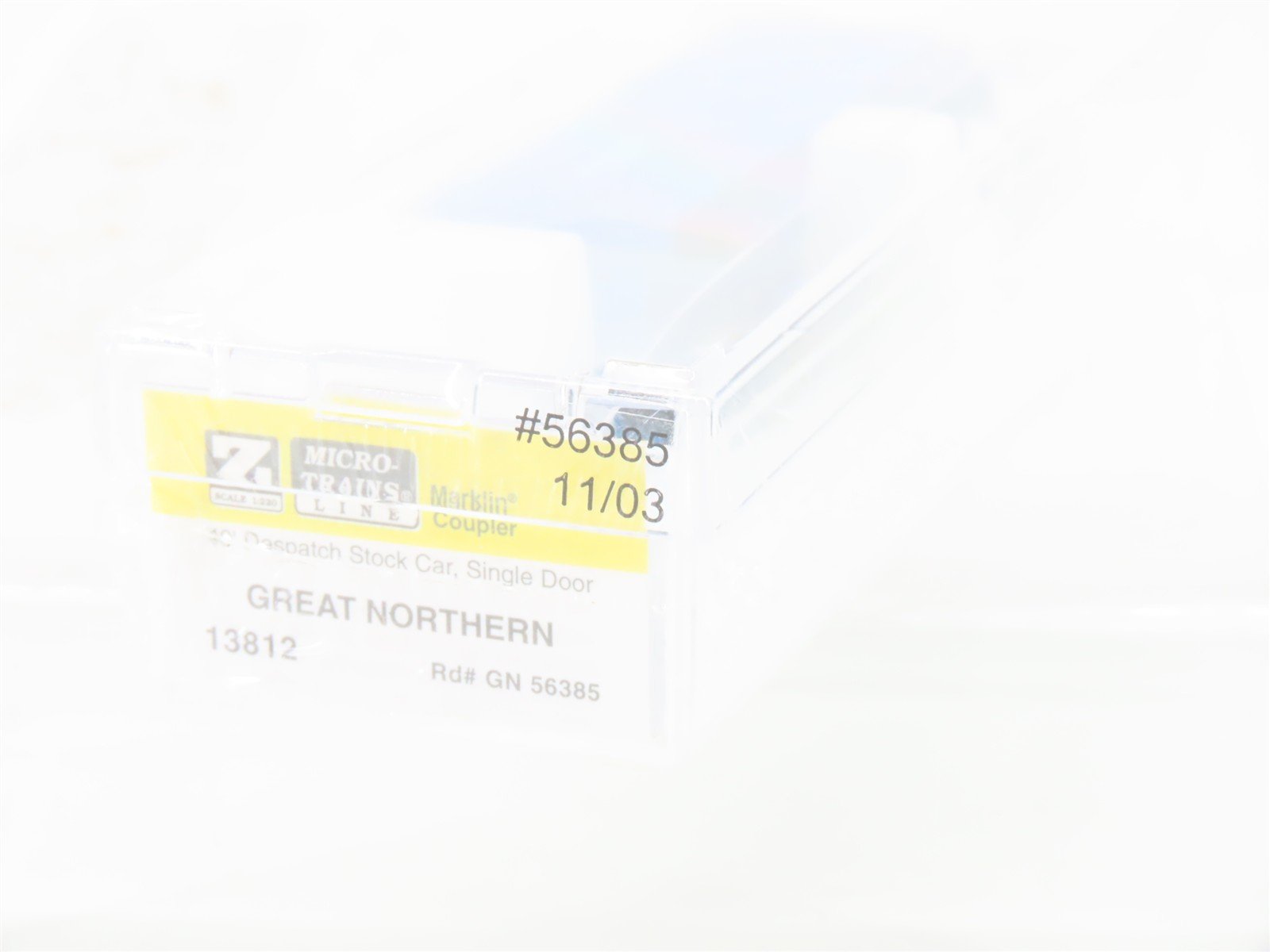 Z Scale Micro-Trains MTL 13812 GN Big Sky Blue 40' Stock Car #56385 - SEALED