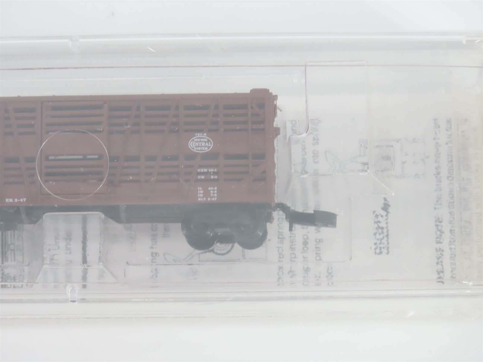 Z Scale Micro-Trains MTL 13806 NYC New York Central 40' Stock Car #28022