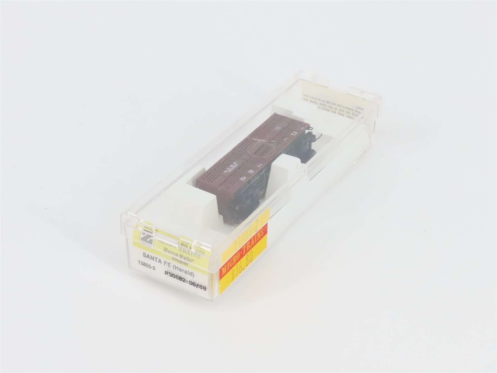 Z Scale Kadee Micro-Trains MTL 13805-2 ATSF Santa Fe 40' Stock Car #50682