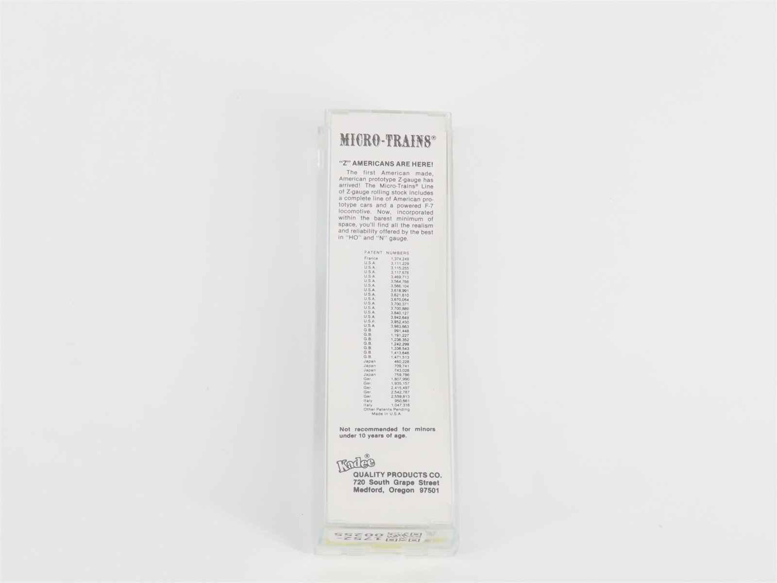 Z Scale Kadee Micro-Trains MTL 13805-2 ATSF Santa Fe 40' Stock Car #50682