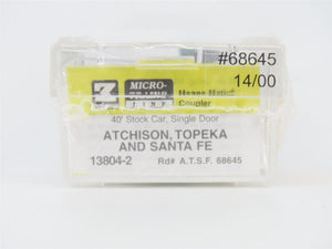 Z Scale Micro-Trains MTL 13804-2 ATSF Santa Fe 40' Single Door Stock Car #68645