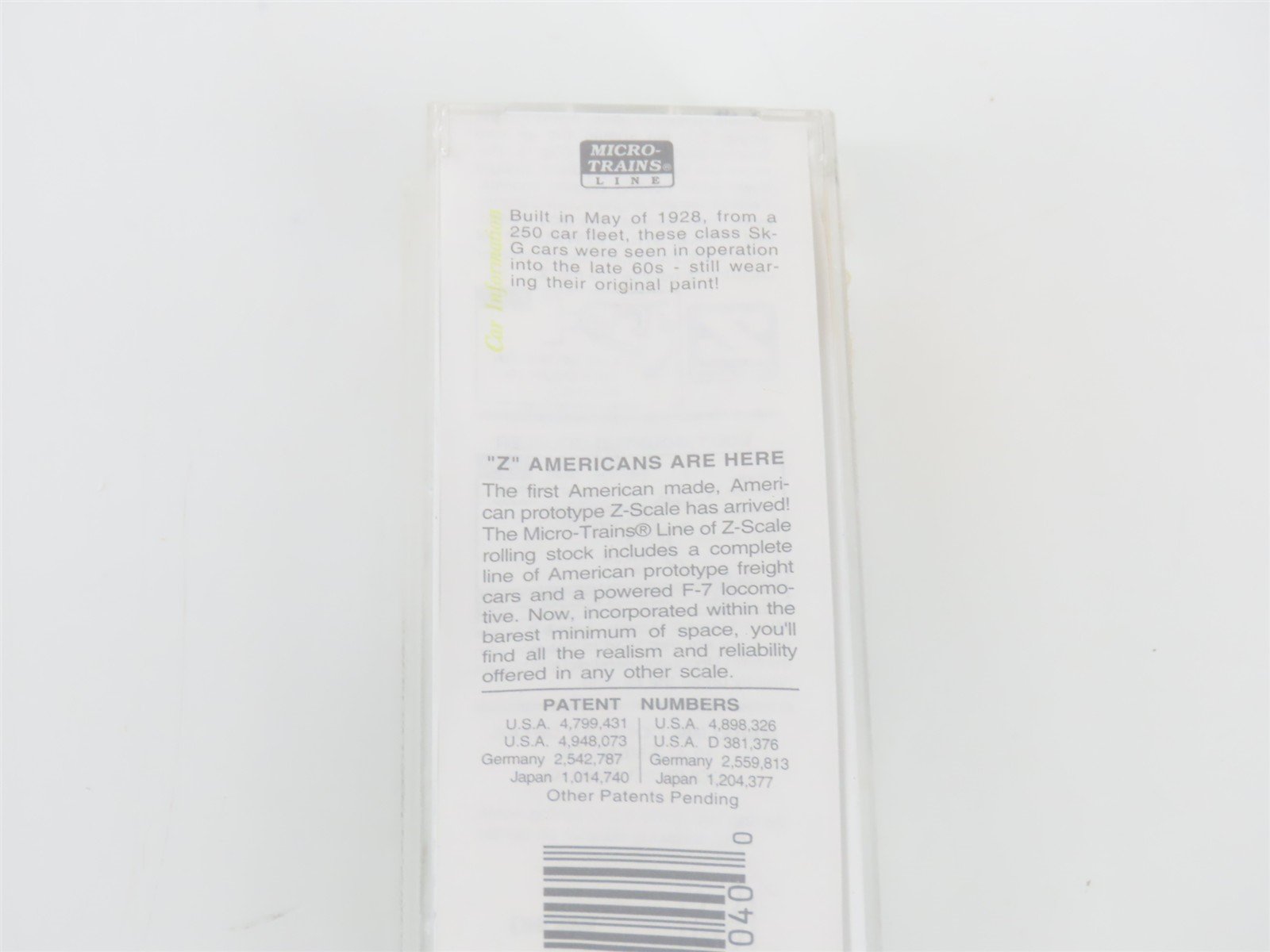 Z Scale Micro-Trains MTL 13804-2 ATSF Santa Fe 40' Single Door Stock Car #68645