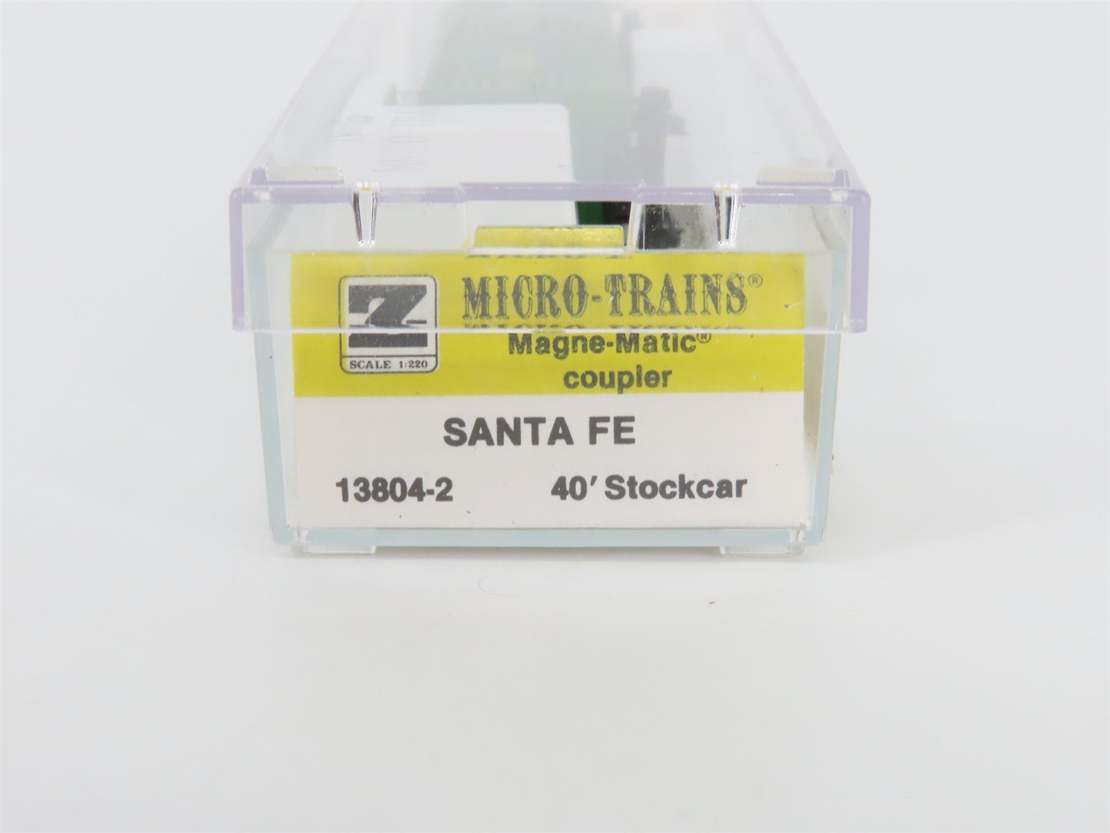 Z Scale Kadee Micro-Trains MTL 13804-2 ATSF Santa Fe 40' Stock Car #68826
