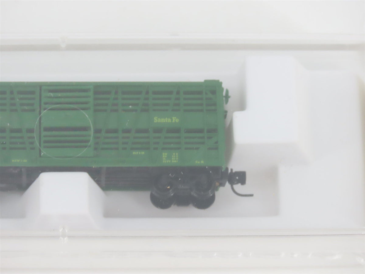 Z Scale Kadee Micro-Trains MTL 13804-2 ATSF Santa Fe 40&#39; Stock Car #68826