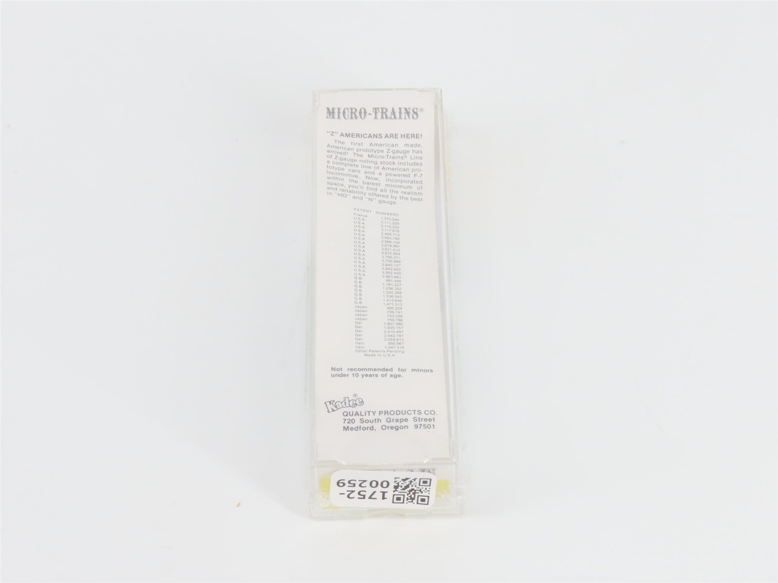 Z Scale Kadee Micro-Trains MTL 13804-2 ATSF Santa Fe 40' Stock Car #68826