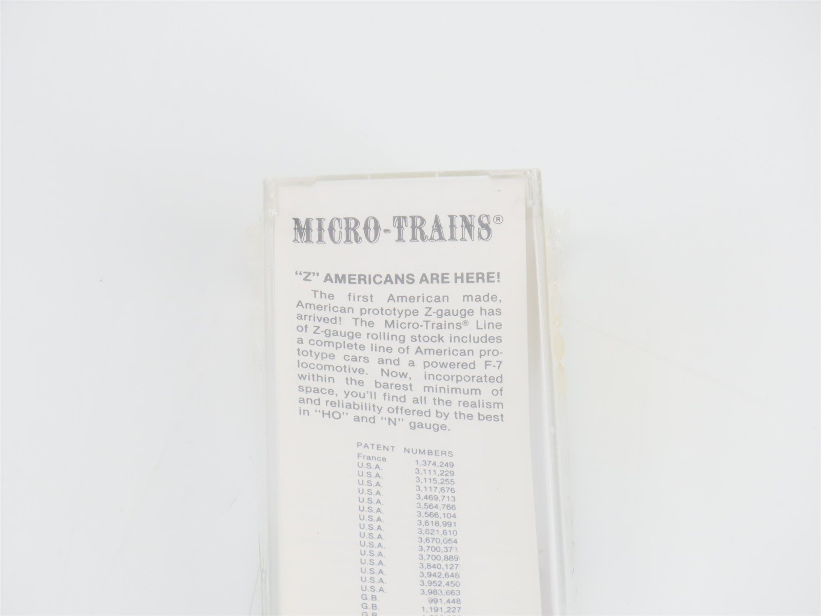 Z Scale Kadee Micro-Trains MTL 13804-2 ATSF Santa Fe 40' Stock Car #68826