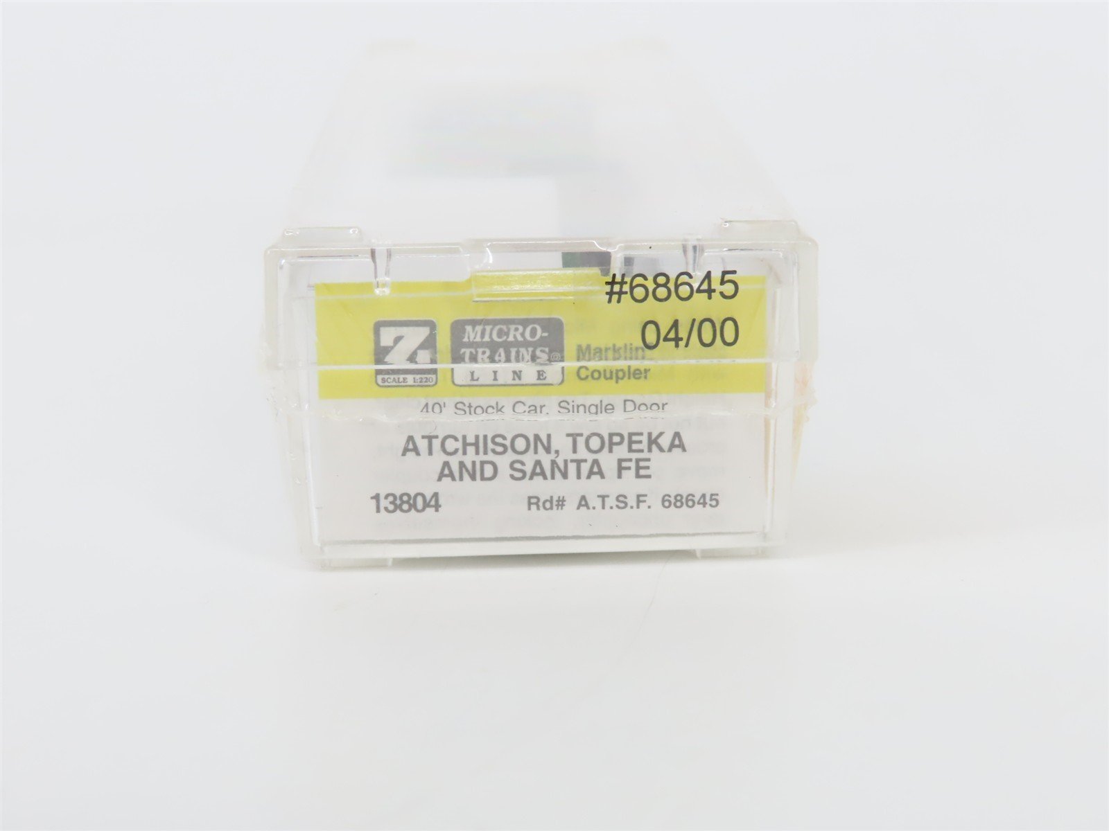 Z Scale Micro-Trains MTL 13804 ATSF Santa Fe 40' Single Door Stock Car #68645