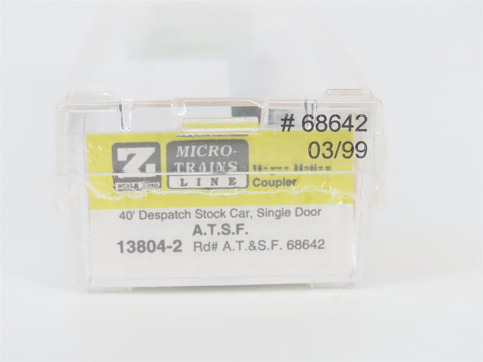 Z Scale Micro-Trains MTL 13804-2 ATSF Santa Fe 40' Single Door Stock Car #68642