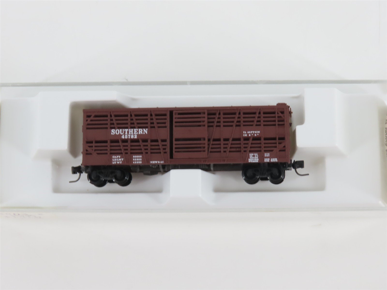 Z Scale Kadee Micro-Trains MTL 13803-2 Southern Railway 40' Stock Car #45782
