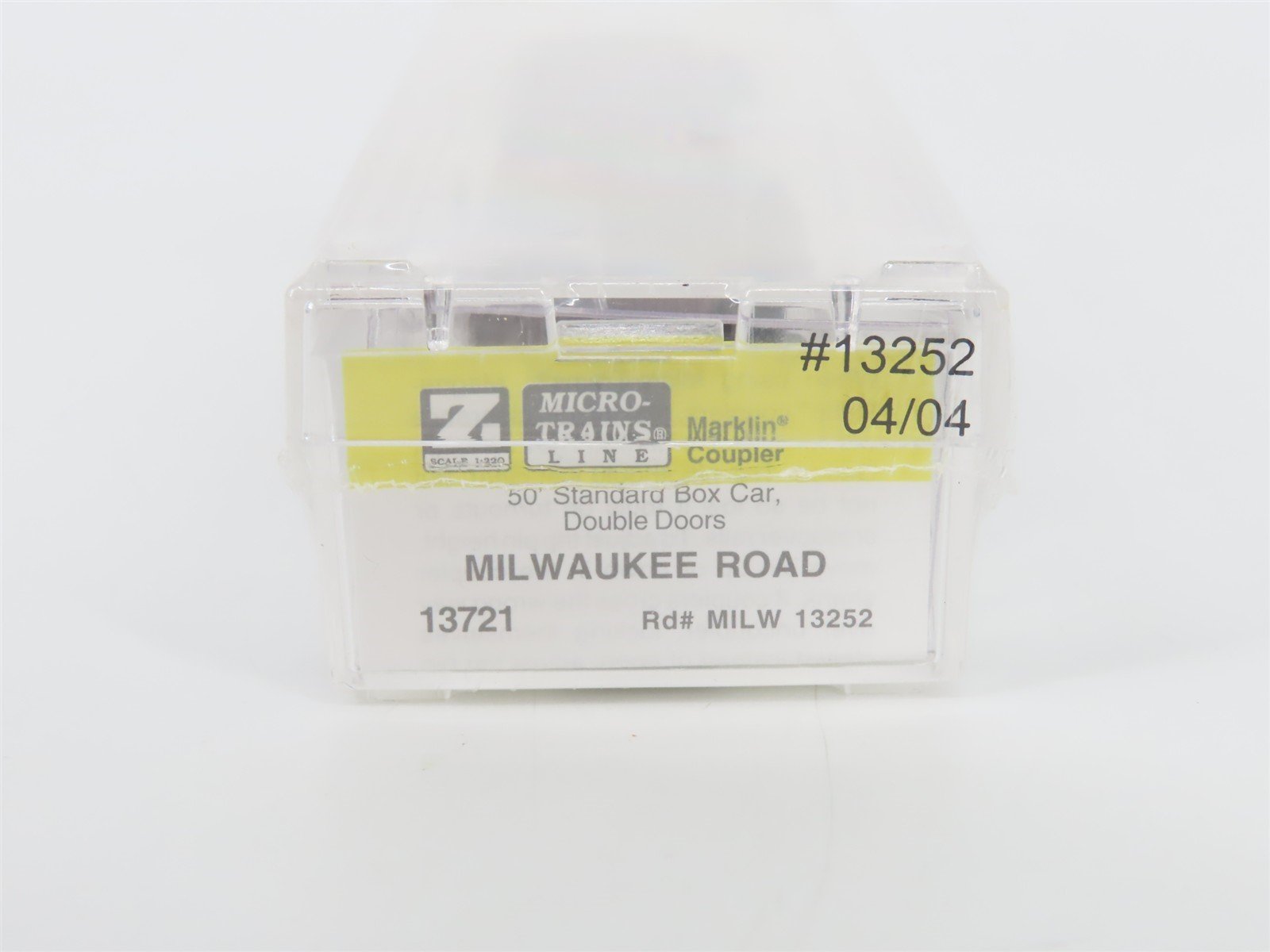 Z Scale Micro-Trains MTL 13721 MILW Milwaukee Road 50' Box Car #13252