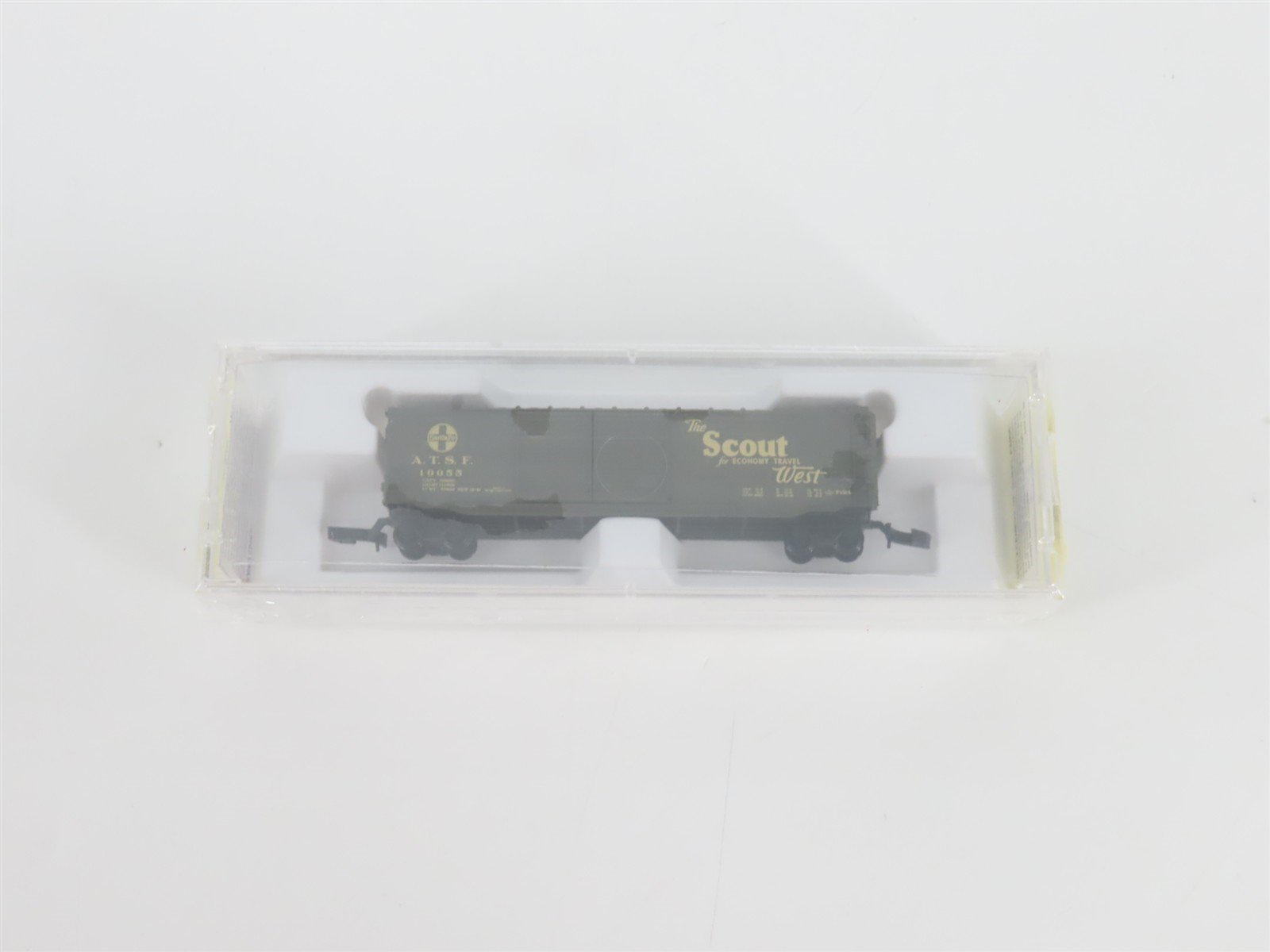 Z Scale Micro-Trains MTL 13730 ATSF Santa Fe "Scout West" 50' Box Car #10055