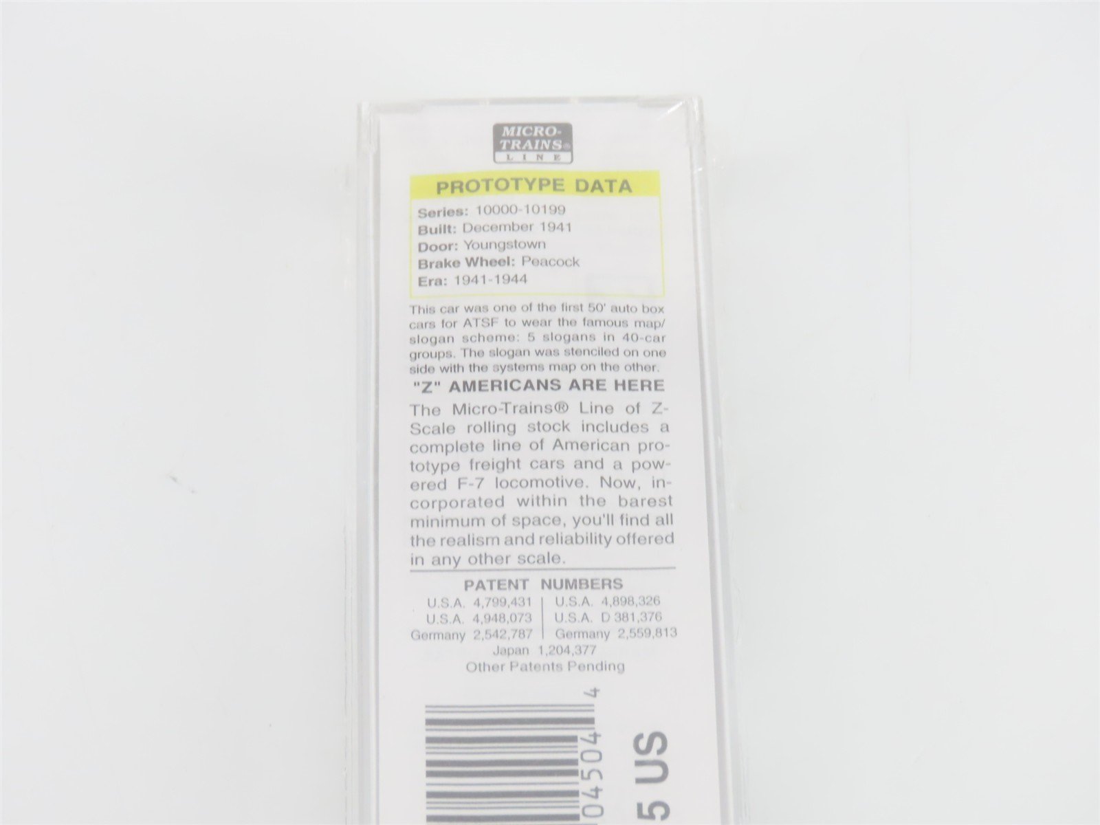 Z Scale Micro-Trains MTL 13730 ATSF Santa Fe 