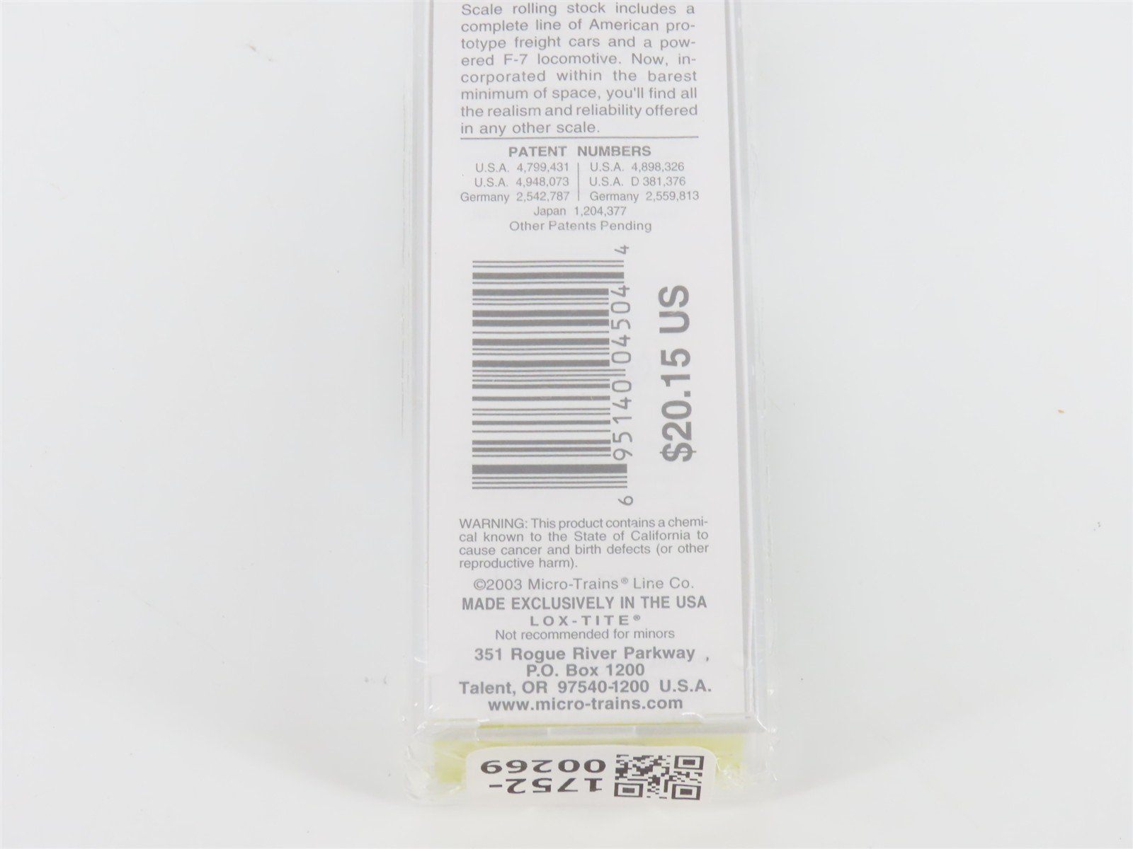 Z Scale Micro-Trains MTL 13730 ATSF Santa Fe 