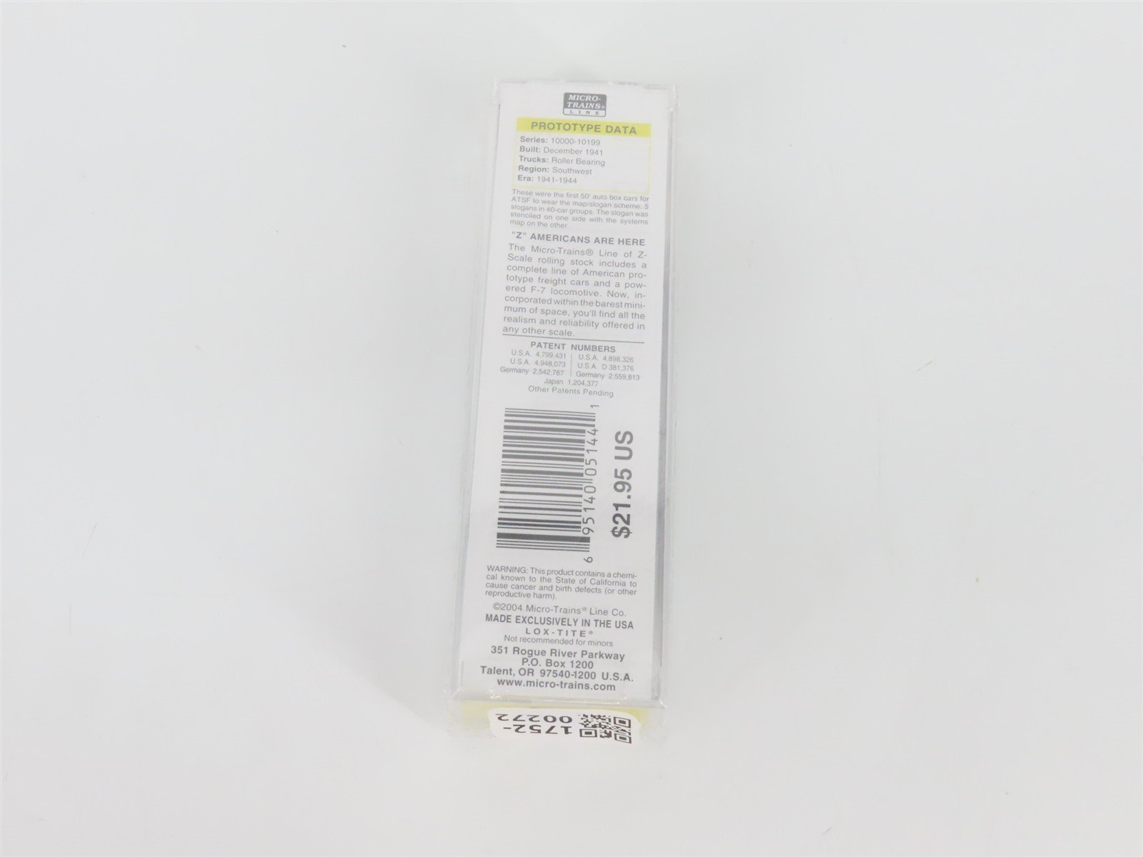 Z Scale Micro-Trains MTL 13740-2 ATSF Santa Fe 